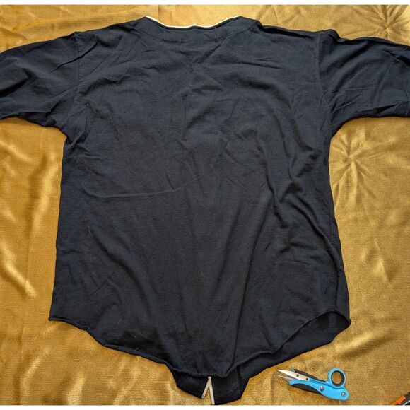 Chicago White Sox Cooperstown Collection Jersey Tee XL Made in USA Button Front - Picture 4 of 6